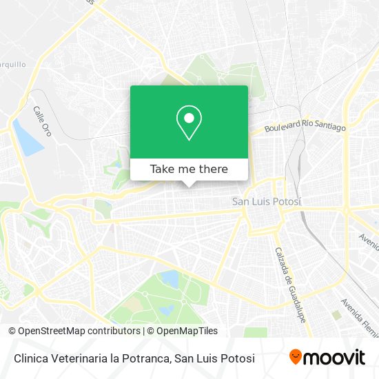 Clinica Veterinaria la Potranca map