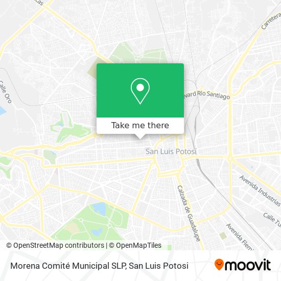 Morena Comité Municipal SLP map