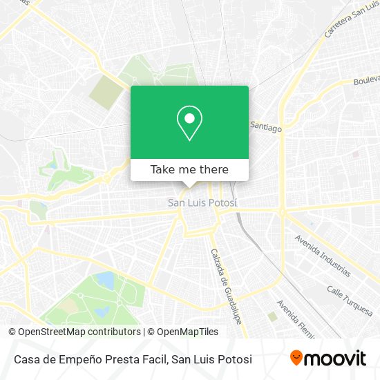 How to get to Casa de Empeño Presta Facil in San Luis Potosí by Bus?