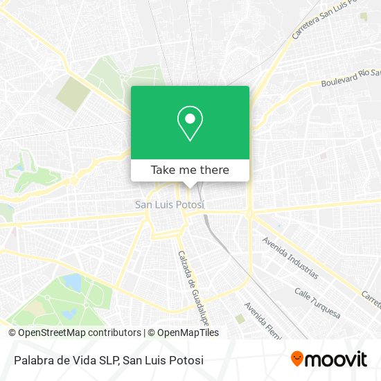 Mapa de Palabra de Vida SLP