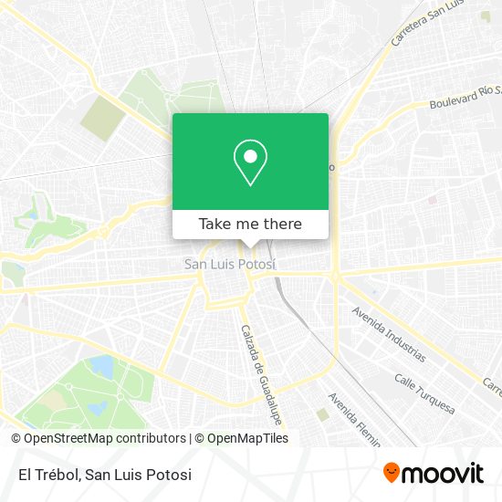 El Trébol map