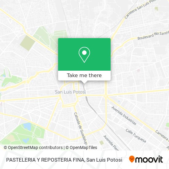 PASTELERIA Y REPOSTERIA FINA map