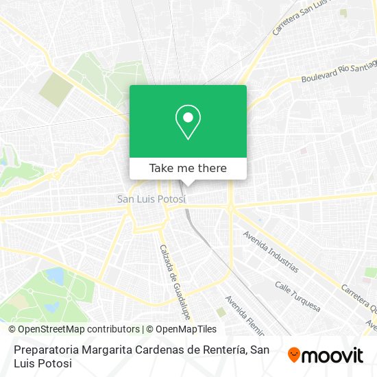 Preparatoria Margarita Cardenas de Rentería map