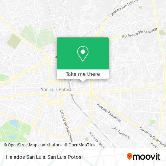 Mapa de Helados San Luis