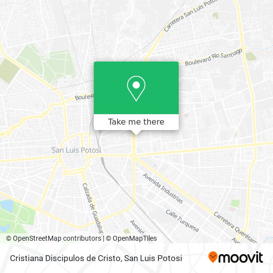 Mapa de Cristiana Discipulos de Cristo