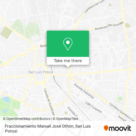 Fraccionamiento Manuel José Othón map