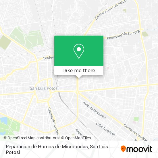 Mapa de Reparacion de Hornos de Microondas