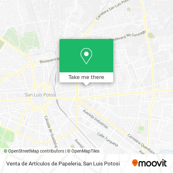 Venta de Artículos de Papeleria map