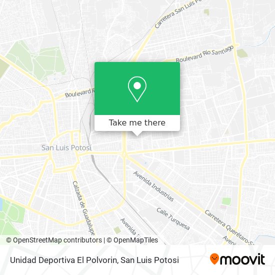 Unidad Deportiva El Polvorin map