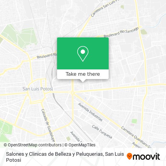 Salones y Clinicas de Belleza y Peluquerias map