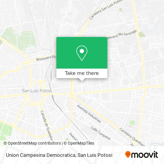 Union Campesina Democratica map