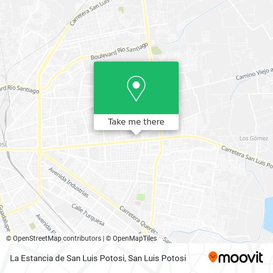 La Estancia de San Luis Potosi map