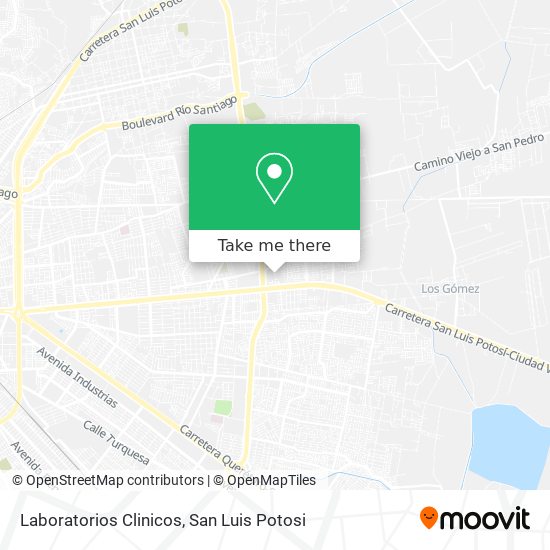 Laboratorios Clinicos map
