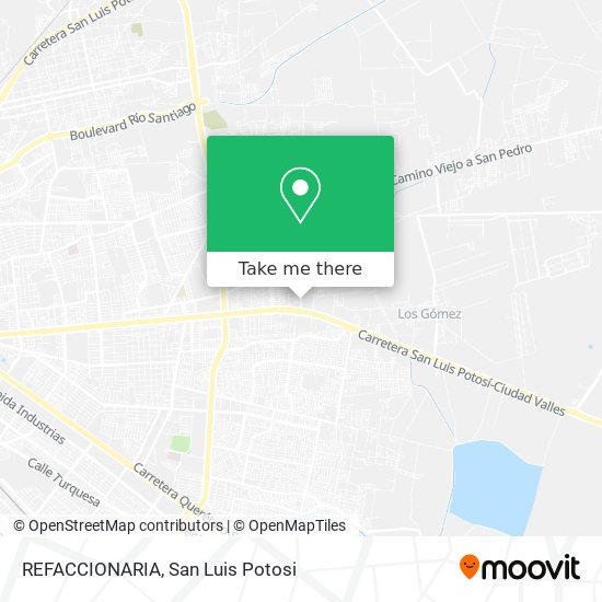 REFACCIONARIA map