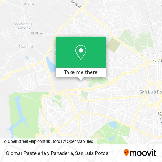 Glomar Pasteleria y Panaderia map