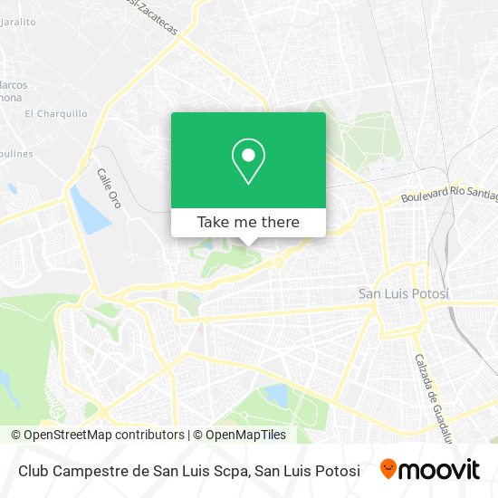 Club Campestre de San Luis Scpa map