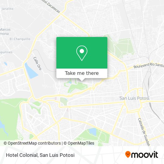 Hotel Colonial map