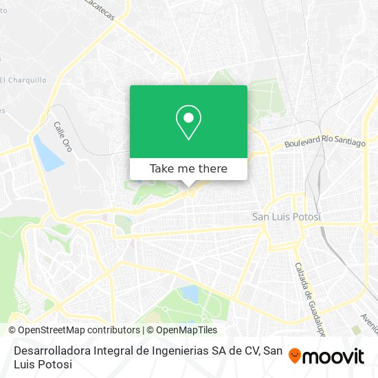 Desarrolladora Integral de Ingenierias SA de CV map