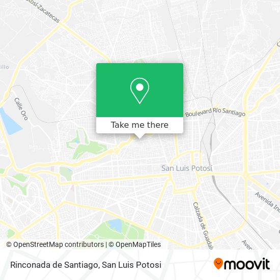 Rinconada de Santiago map