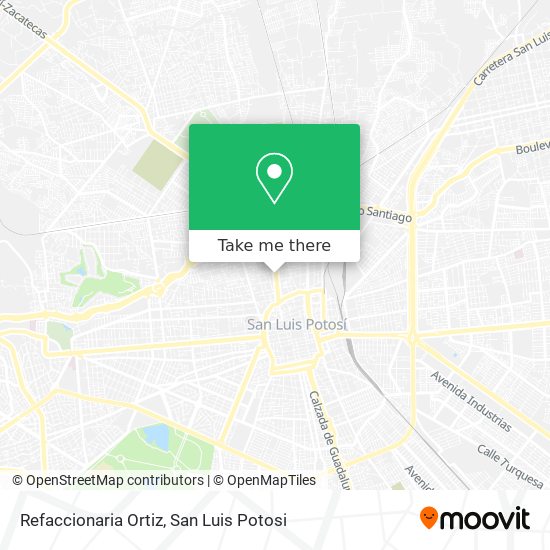 Mapa de Refaccionaria Ortiz