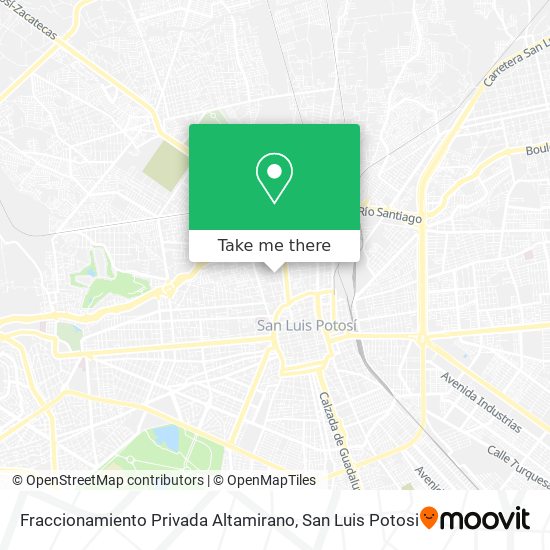 Fraccionamiento Privada Altamirano map