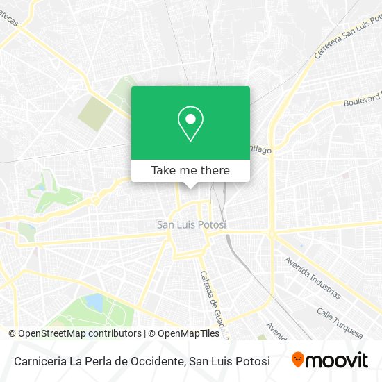 Mapa de Carniceria La Perla de Occidente