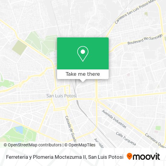 Mapa de Ferreteria y Plomeria Moctezuma II