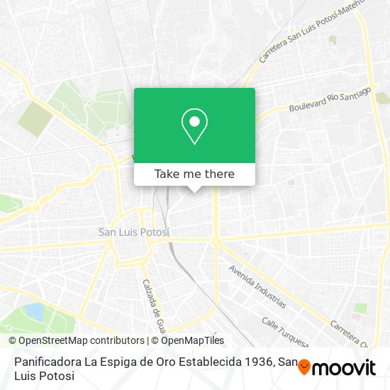 Panificadora La Espiga de Oro Establecida 1936 map