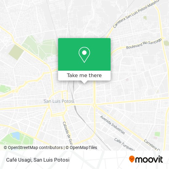 Café Usagi map