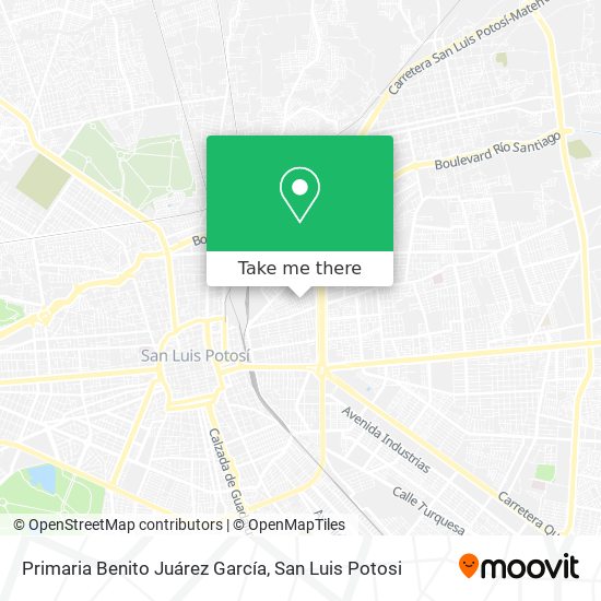 Primaria Benito Juárez García map