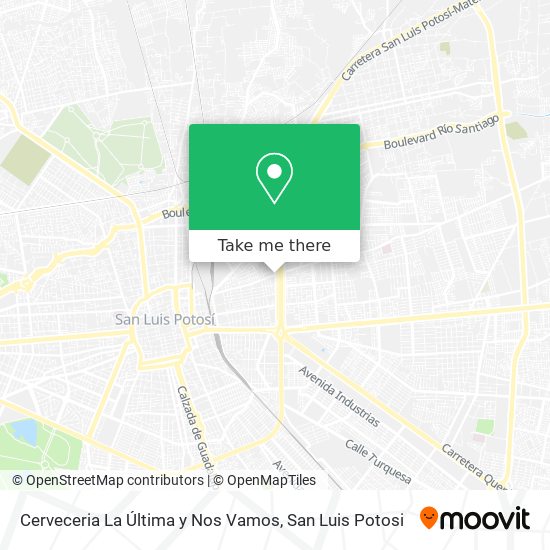 Cerveceria La Última y Nos Vamos map