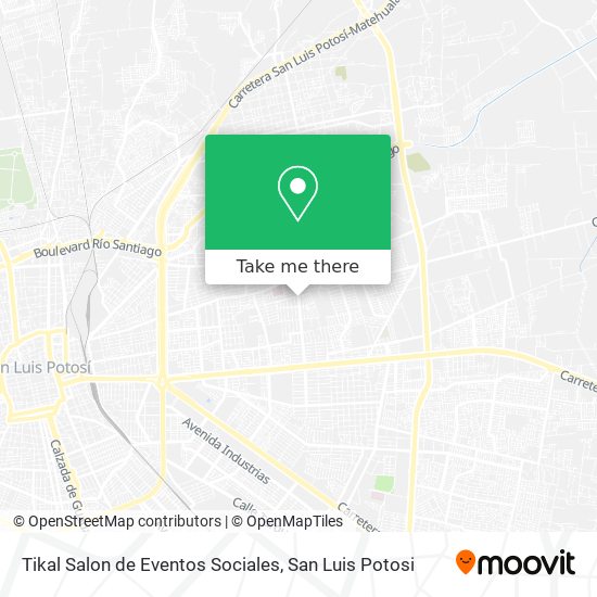 Tikal Salon de Eventos Sociales map
