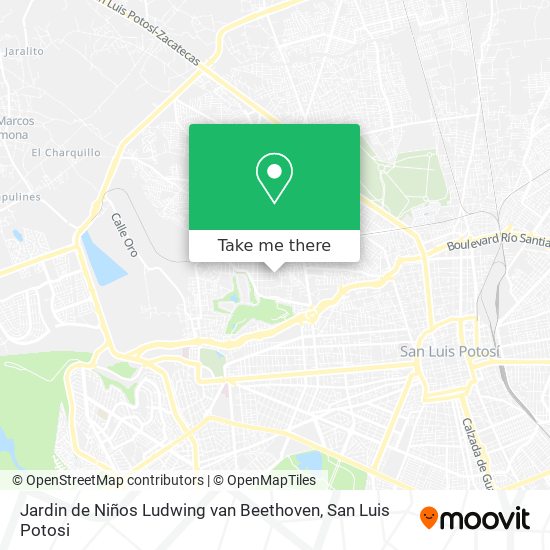 Mapa de Jardin de Niños Ludwing van Beethoven