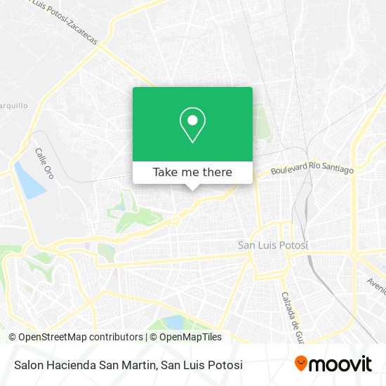 Mapa de Salon Hacienda San Martin