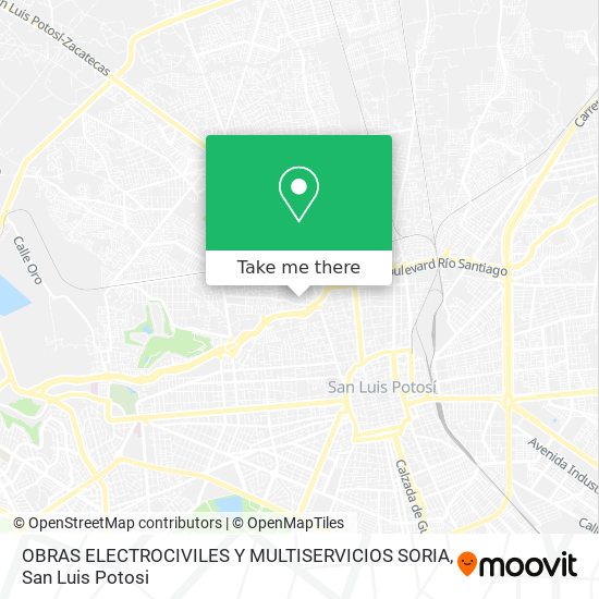 Mapa de OBRAS ELECTROCIVILES Y MULTISERVICIOS SORIA