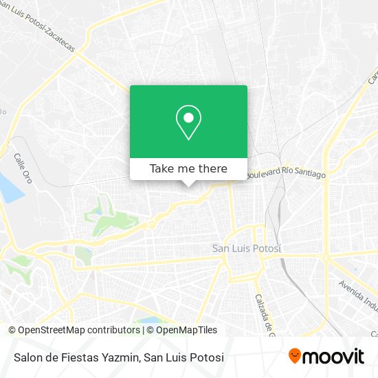Mapa de Salon de Fiestas Yazmin