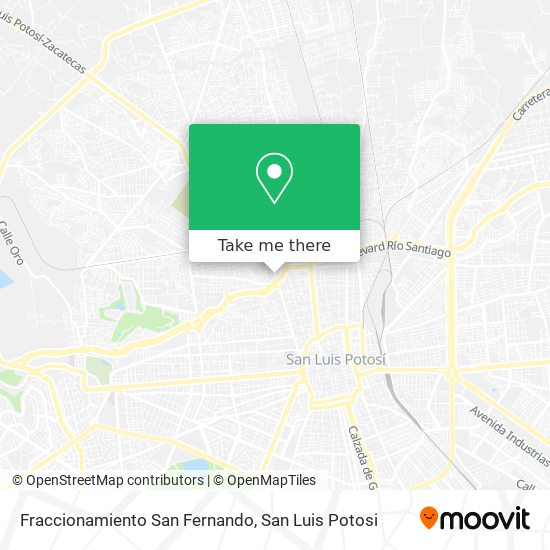 Mapa de Fraccionamiento San Fernando