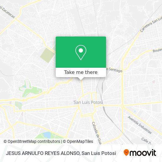 Mapa de JESUS ARNULFO REYES ALONSO