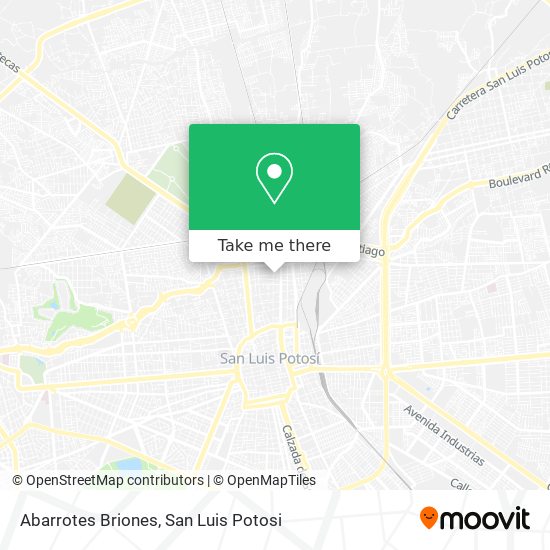 Abarrotes Briones map