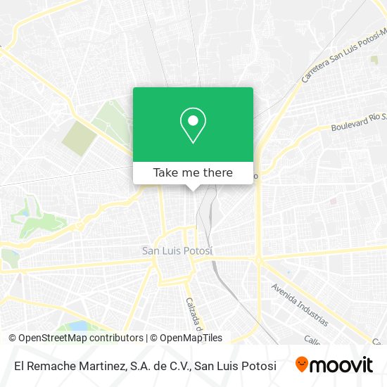 El Remache Martinez, S.A. de C.V. map