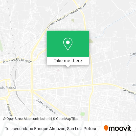 Mapa de Telesecundaria Enrique Almazán