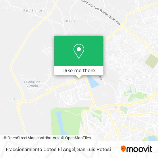 Fraccionamiento Cotos El Ángel map