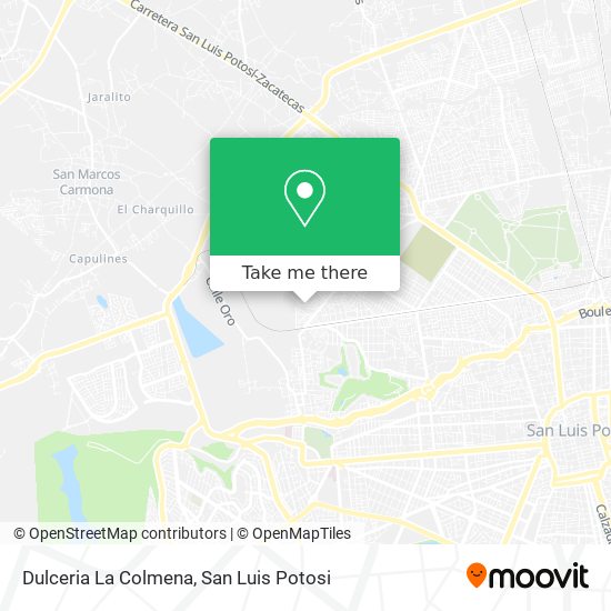 Mapa de Dulceria La Colmena