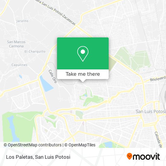 Mapa de Los Paletas