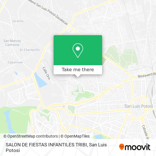 SALON DE FIESTAS INFANTILES TRIBI map