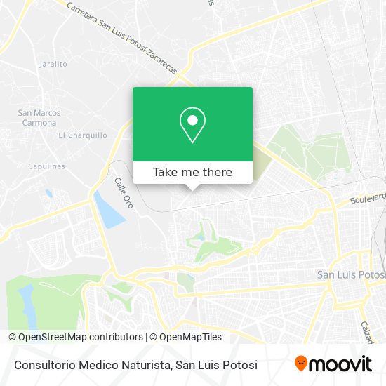 Mapa de Consultorio Medico Naturista