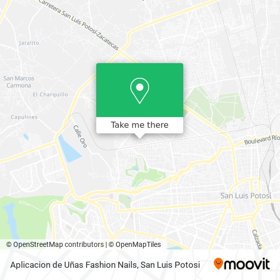 Aplicacion de Uñas Fashion Nails map