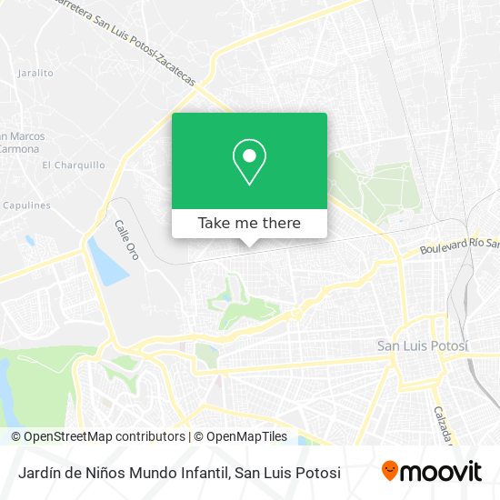 Jardín de Niños Mundo Infantil map