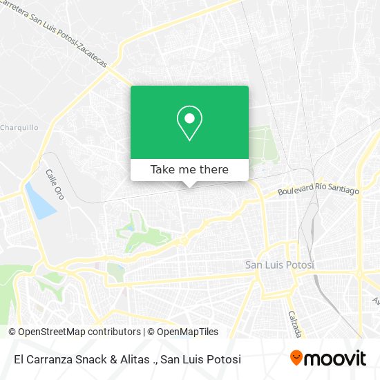 El Carranza Snack & Alitas . map