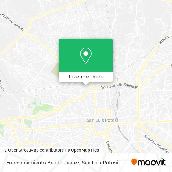 Fraccionamiento Benito Juárez map